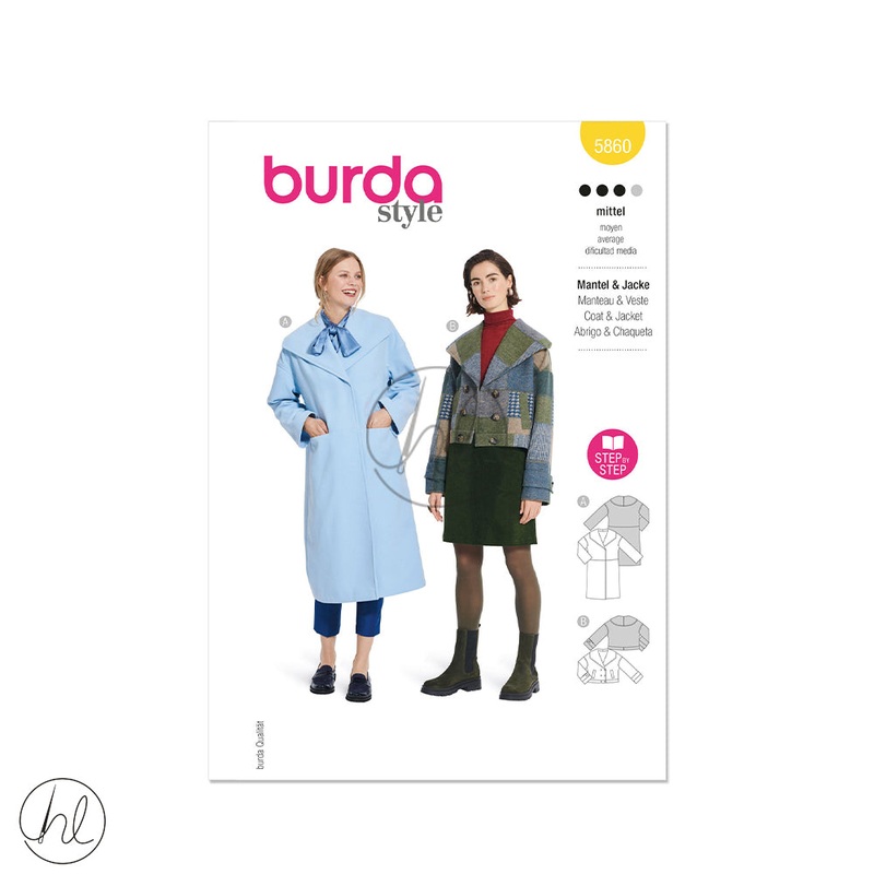 BURDA PATTERN B5860 YELLOW
