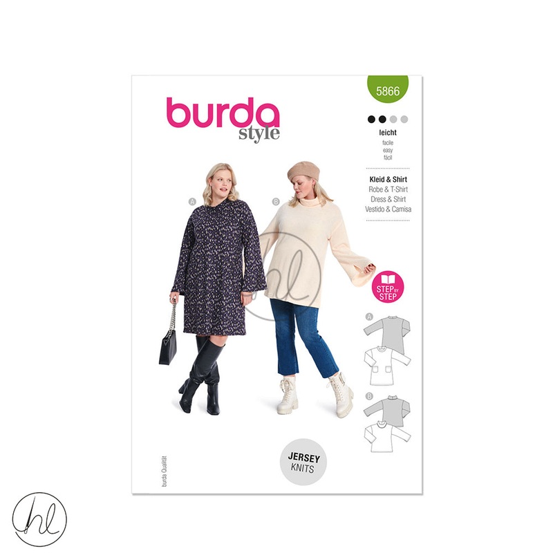 BURDA PATTERN B5866 GREEN