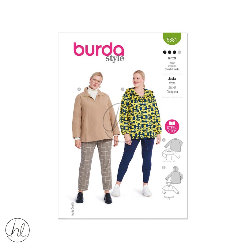 BURDA PATTERN B5881 GREEN