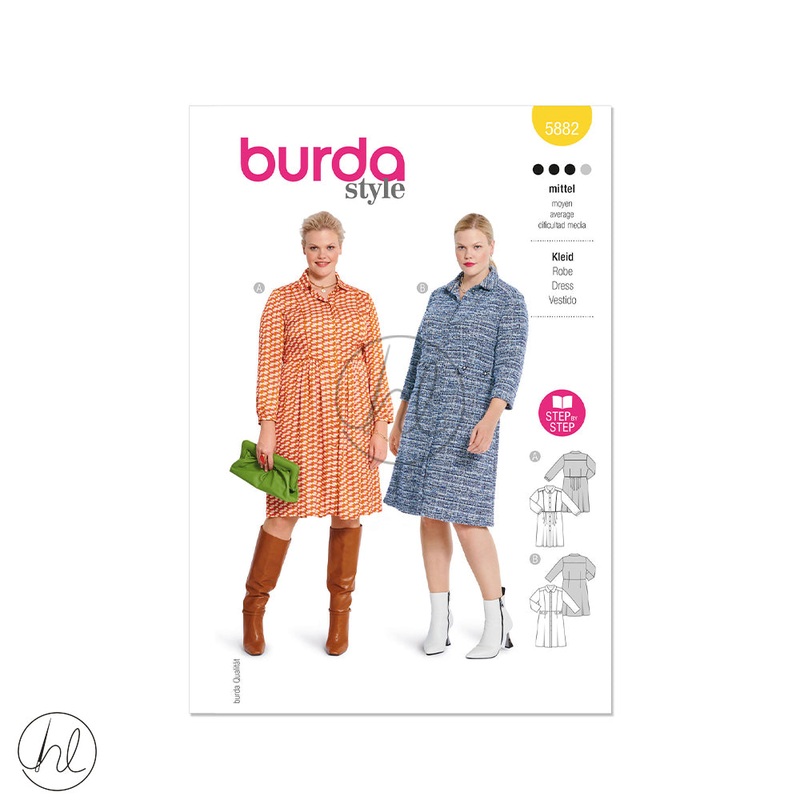 BURDA PATTERN B5882 YELLOW