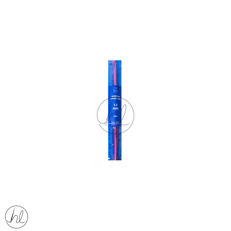 Crochet Hook Anodised Alum 6mm