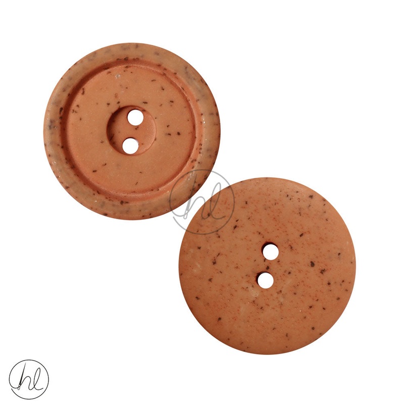 FANCY BUTTONS 28MM ORANGE D3190