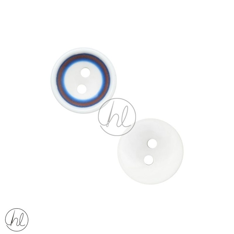 FANCY BUTTONS WHITE/NAVY 13MM B3948