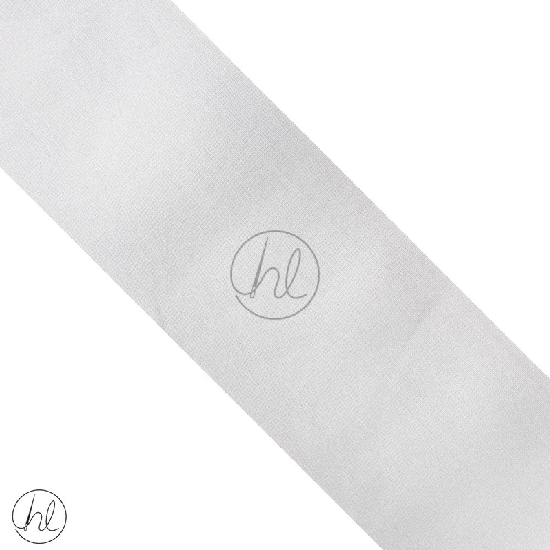 KNITTED ELASTIC P/METER WHITE 150MM