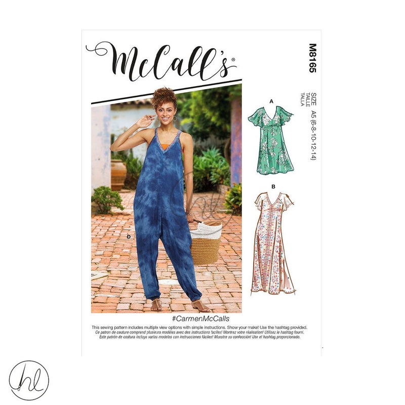 MCCALL'S PATTERN M8165