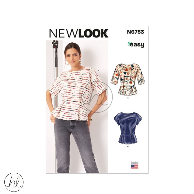 NEW LOOK PATTERN 6753