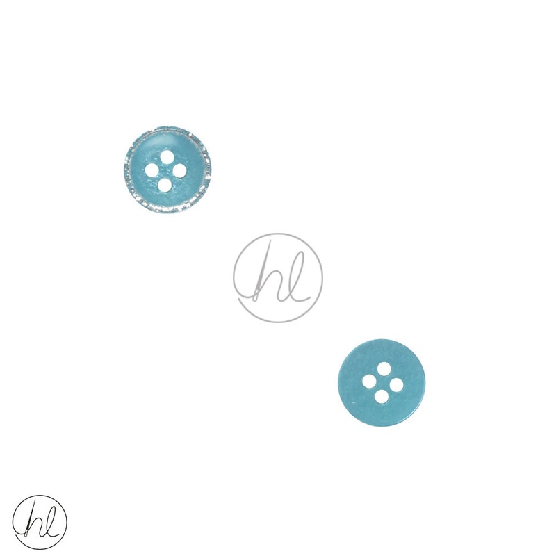PLAIN BUTTONS AQUA 71812MM