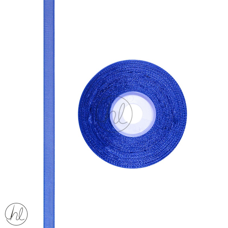 RIBBON ORGANZA ROYAL 6MM 20M PER ROLL