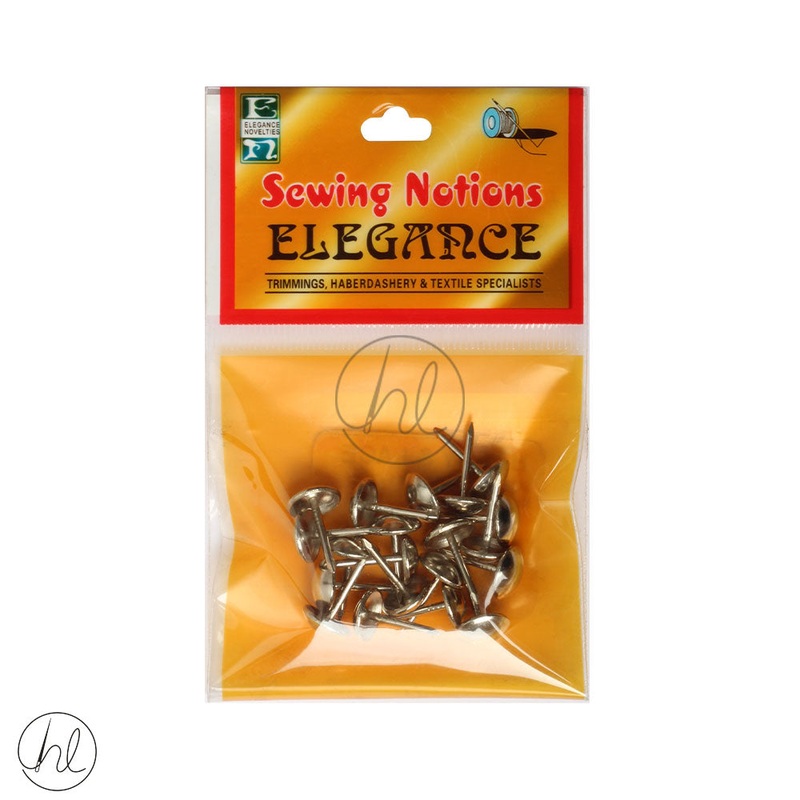 UPHOLSTERY SOFA NAILS 9.5MMX12MM 20 PER PACK NICKEL 079-011