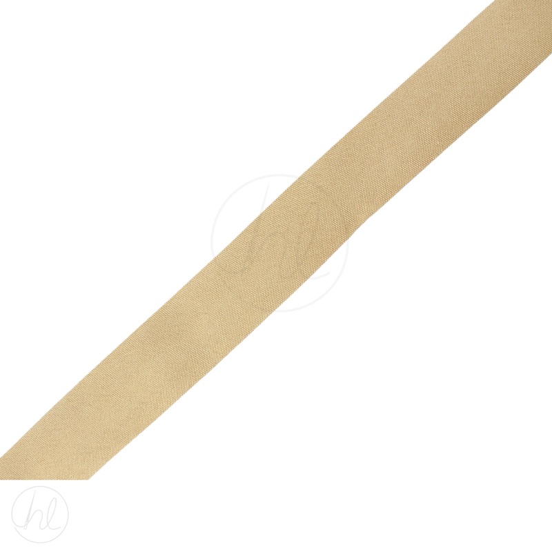 BIAS BINDING COTTON 25MM  BEIGE FREE 1