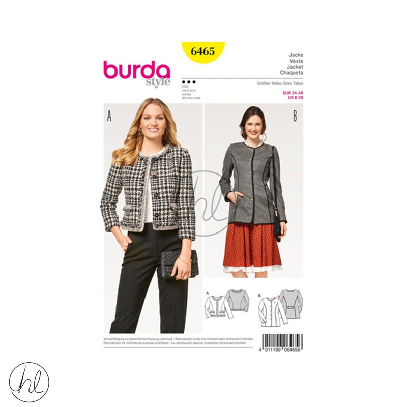 BURDA DRESS YELLOW 6465