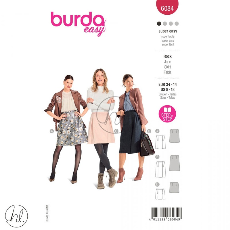 BURDA PATTERN 6084 RED