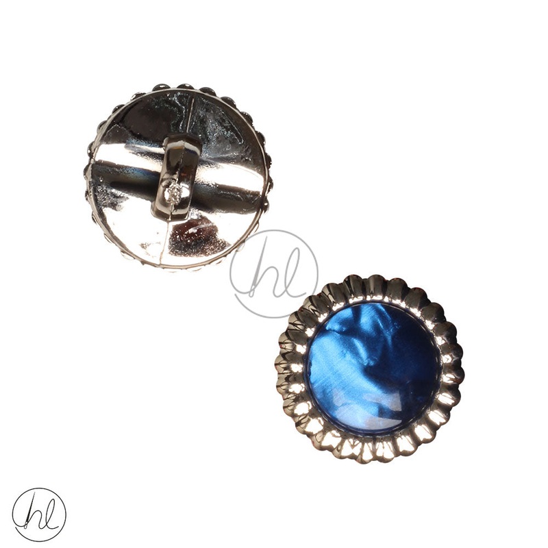 FANCY BUTTONS GOLD/BLUE 045-2736 18MM