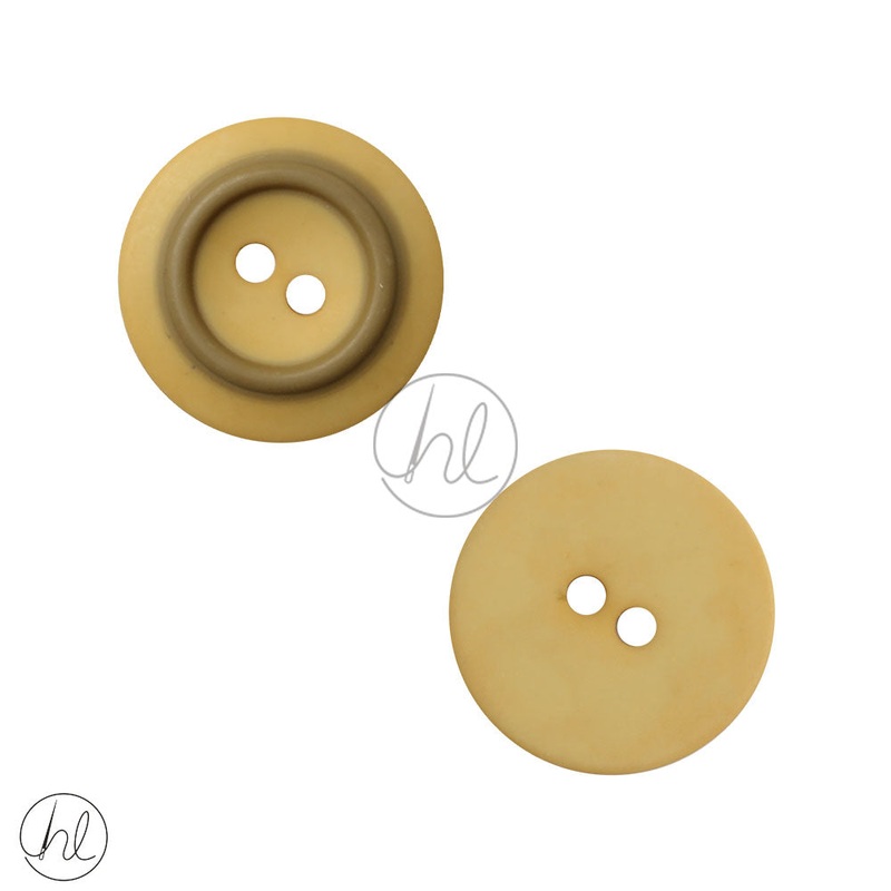 PLAIN BUTTONS 21MM YELLOW D3688