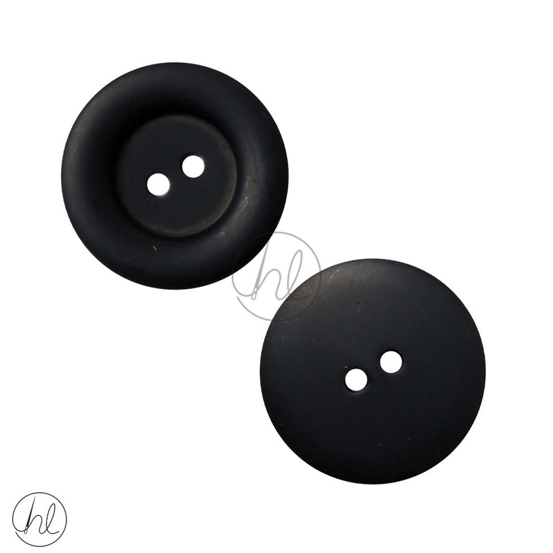 PLAIN BUTTONS 35MM BLACK D5039