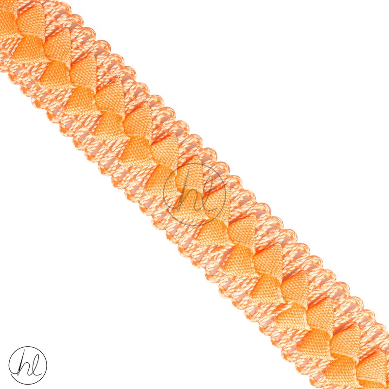SAMOOSA BRAIDS NEON ORANGE 011-239 18MM P/METER