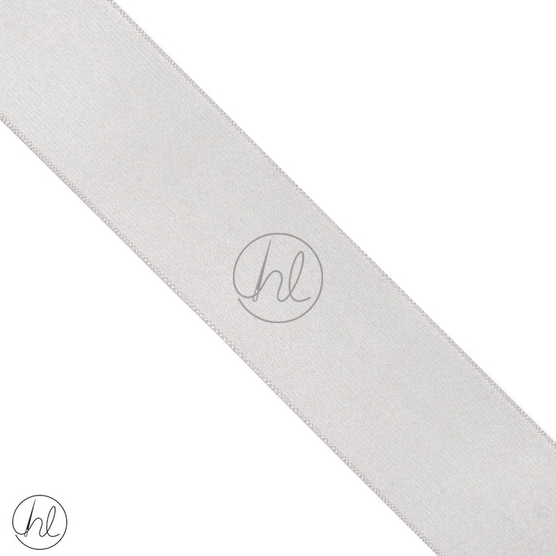 SATIN RIBBON LIGHT GREY PER M 38MM