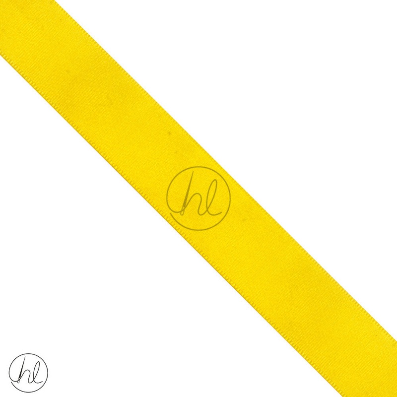 SATIN RIBBON YELLOW PER M 25MM