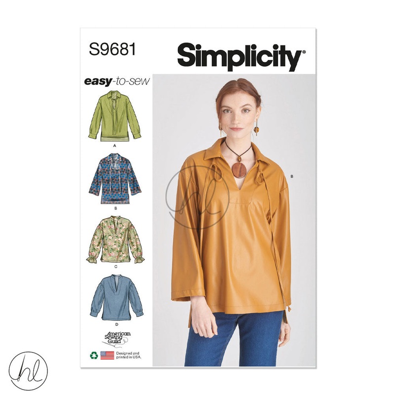 SIMPLICITY PATTERN S9681