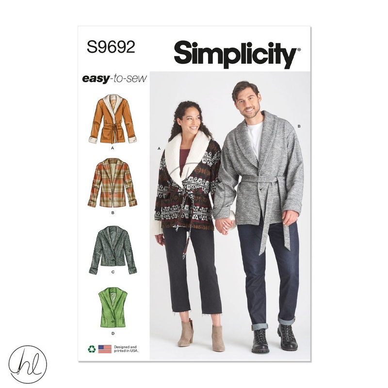 SIMPLICITY PATTERN S9692