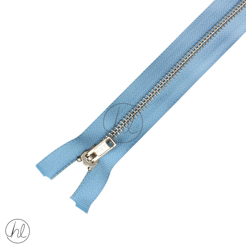 STEEL ZIP YKK PALE BLUE 45CM