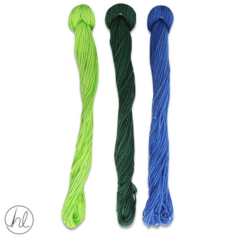 100% COTTON PERLE THREAD 3X9M 53-MEXICO PER SET