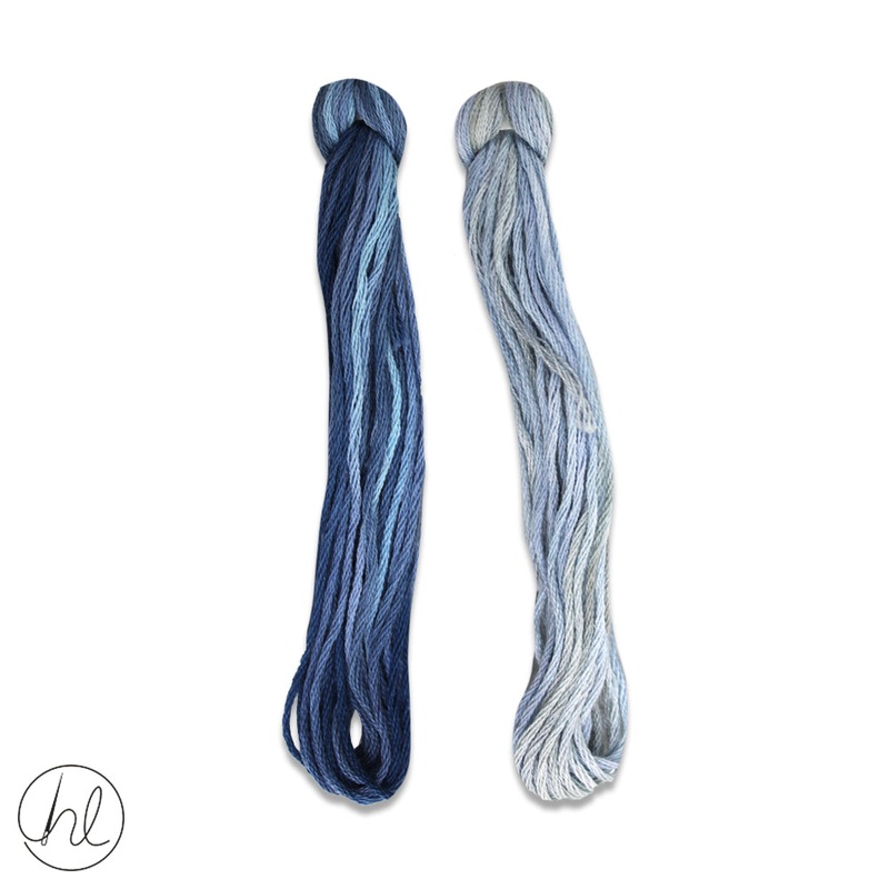 100% COTTON STRANDED THREAD 2X5M (21-FORGET ME NOT) (PER SET)