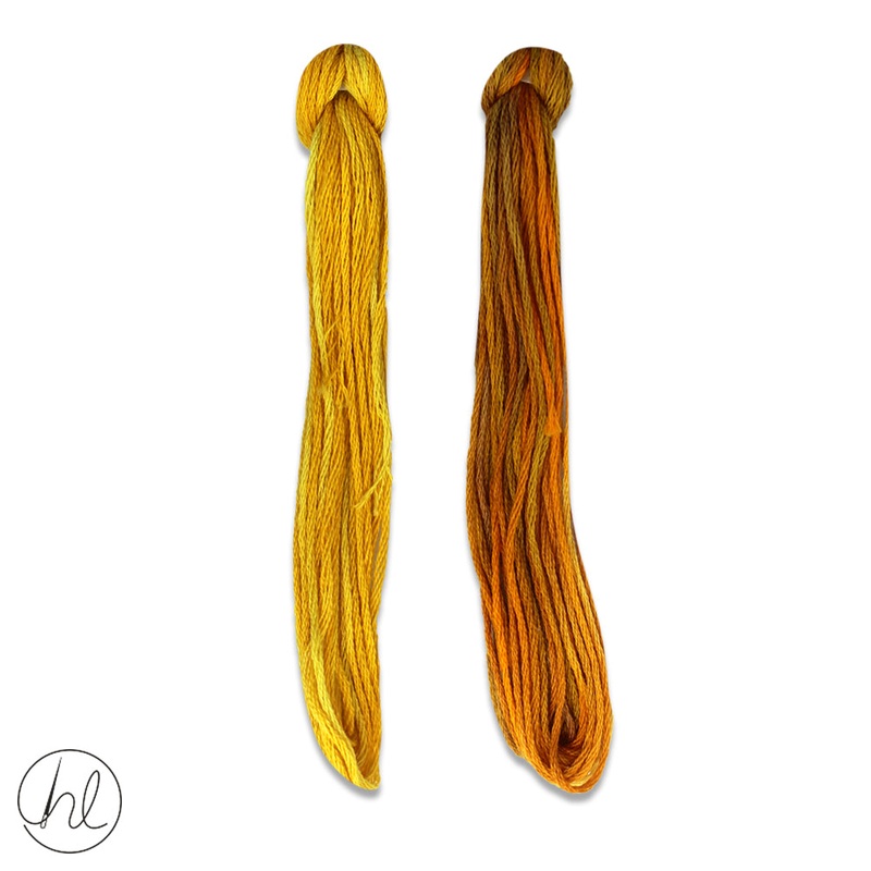 100% COTTON STRANDED THREAD 2X5M 46-BRASS PER SET