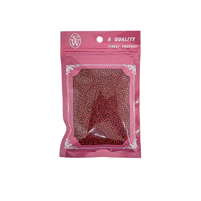 Beads Seed Glass Red