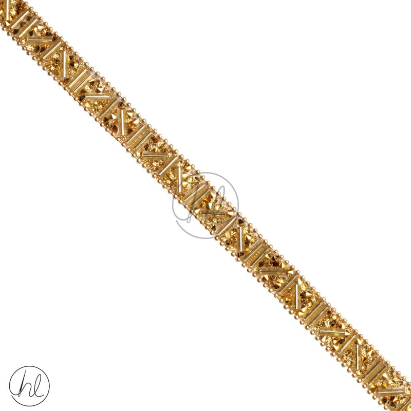 BRAID IRON ON GOLD 10MM J-143 PER M