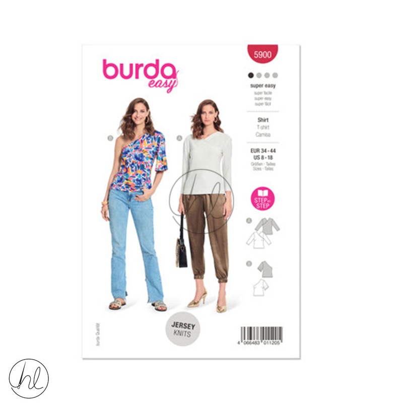 BURDA DRESS RED 5900
