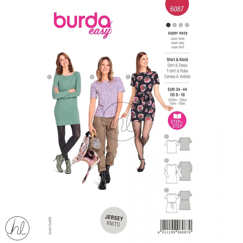 BURDA PATTERN 6087 RED