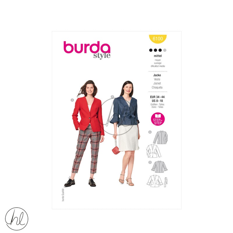 BURDA PATTERN 6100 YELLOW