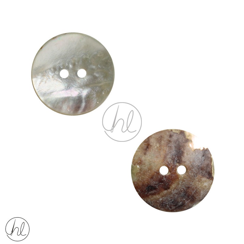 BUTTON SHELL BROWN25MMJSHELL40