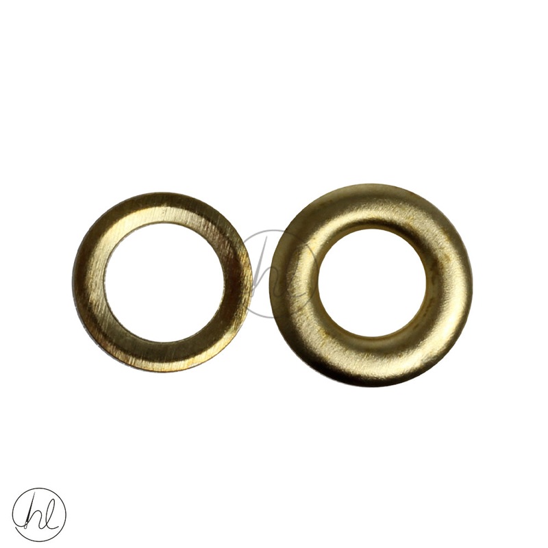 EYELETS AND WASHER 6MM GOLD 047-191