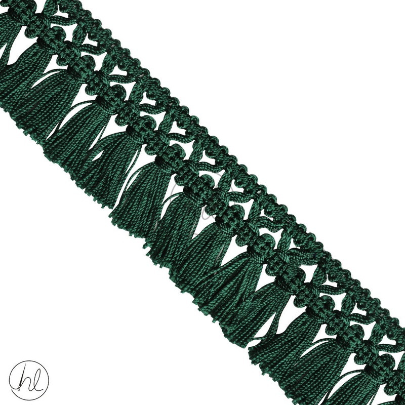 FRINGE BOTTLE GREEN 60MM 012-039 PER M