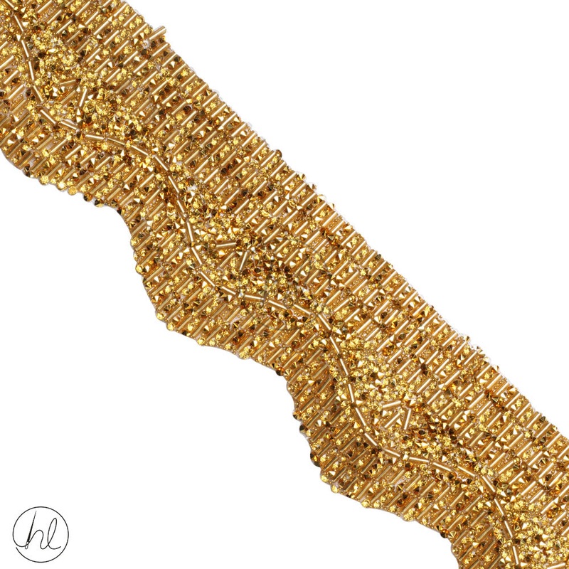 IRON ON BRAID GOLD 48MM PER M