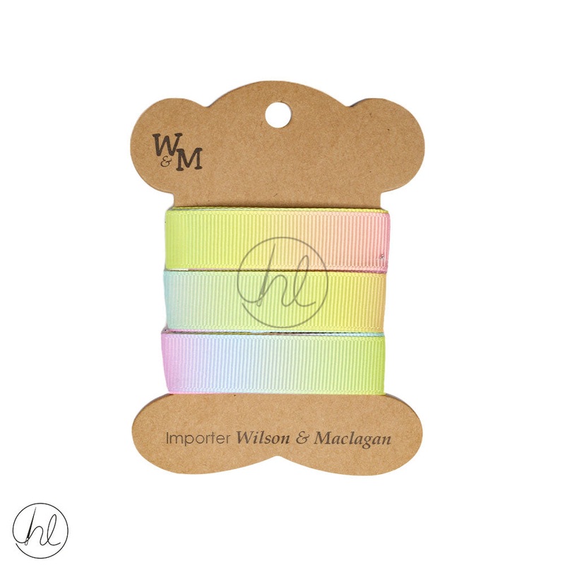 RIBBON STRIPES PASTEL CB3392 2M PER PACK