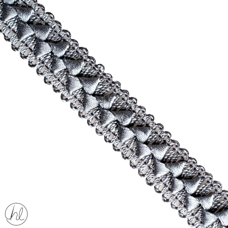 SAMOOSA BRAIDS GREY 011-239 18MM P/METER