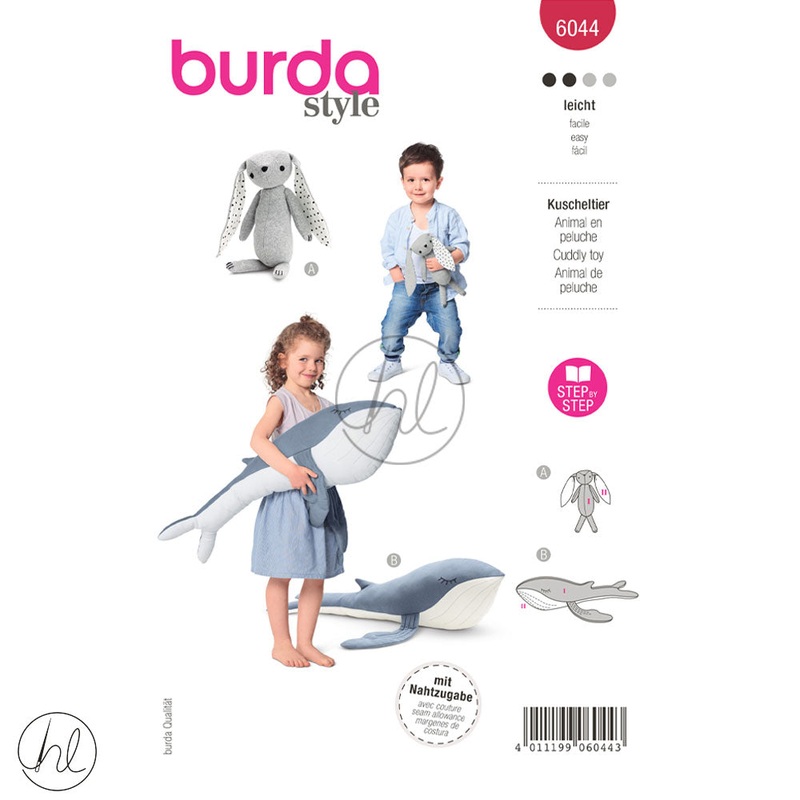BURDA PATTERN 6044 RED
