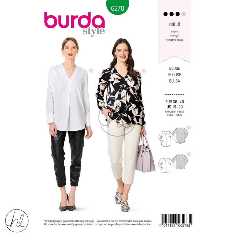 BURDA PATTERN 6278