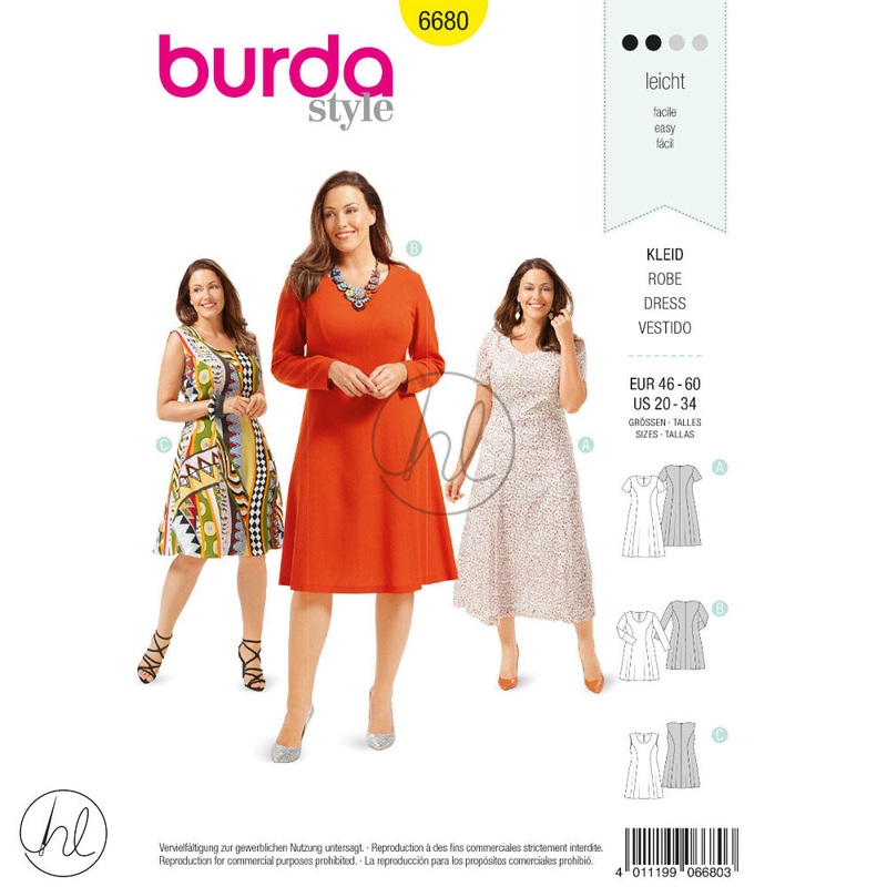 BURDA PATTERN 6680