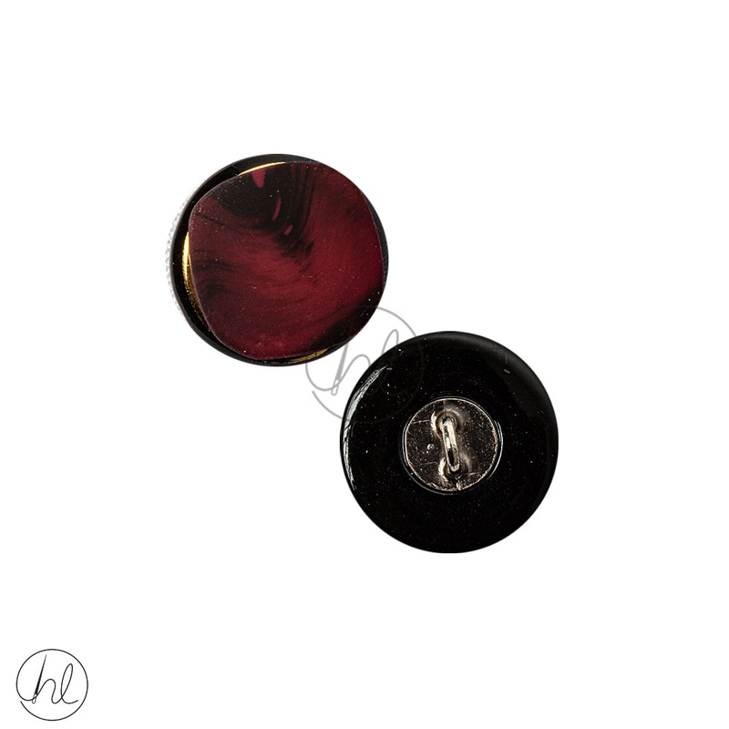 Buttons Fancy  20mm  Burgundy
