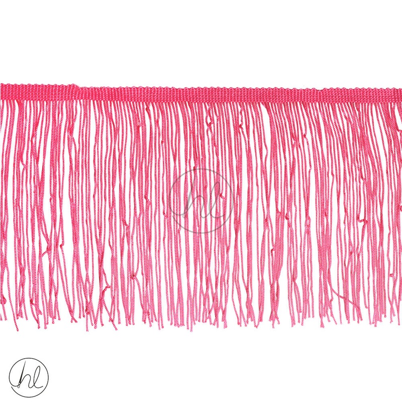 DRESS FRINGE BABY PINK 14CM PER M