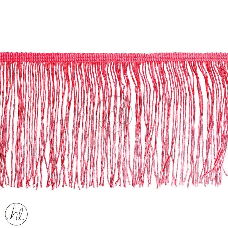 DRESS FRINGE DARK PINK 14CM PER M