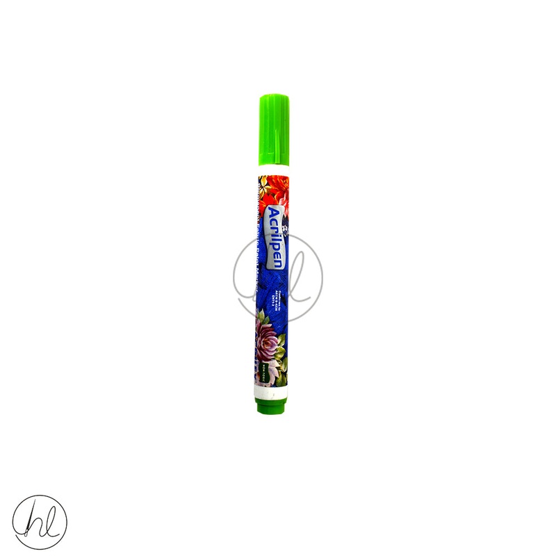 Fabric Pen Acrilex Aap Green Free