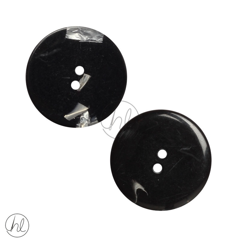 FANCY BUTTONS 28MM BLACK D3720