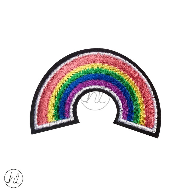 IRON ON MOTIF RAINBOW NC262