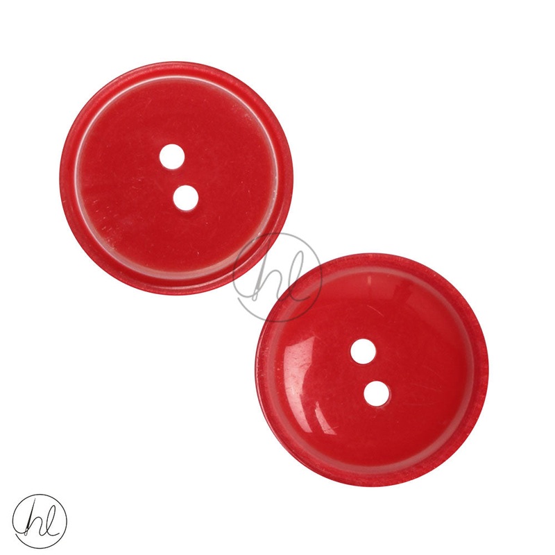 PLAIN BUTTONS 23MM RED D3411