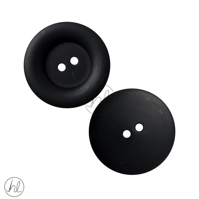 PLAIN BUTTONS 25MM BLACK D5039